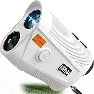 Golf Rangefinder with Slope - 1500 Yard Laser Range Finder for Golfing & Hunting, High-Precision Flag Locking Vibration, 7X Magnification, USB-C Rechargeable, Built-in Magnetic Strip