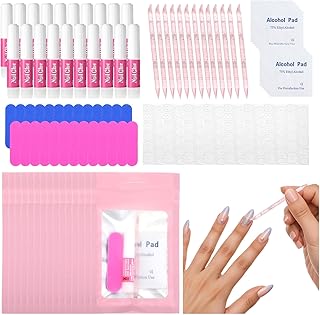 Kit de 100 herramientas de uñas a presión, ki...