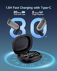 AI Translation Earbuds Real Time,188 Language Translator Earbuds,Bluetooth 6.1 Audifonos Traductores Ingls Espaol,OWS 4-in-1 Translation Headphones,Translator Headphones Suitable for Travel Learning