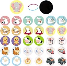 30 Cartoon Potty Training Stickers 15 Animals Potty Training Stickers Color Change Toilet Goals Sticker for Boys Girls Toilet Sticker