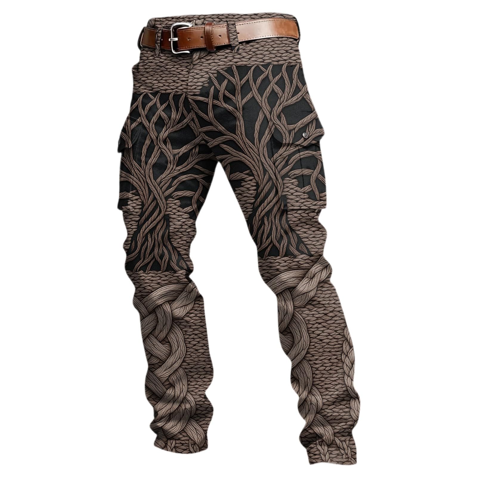 Pantalones deportivos retro mitología nórdica ideales para trekking y ciudad 4