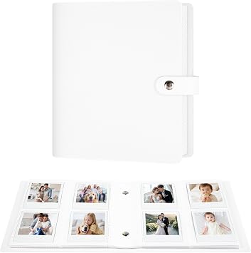 320 Pockets Photos Album for Polaroid Go Everything Box Camera and Instant Film, Fits Polaroid Go Photo Album Book, White