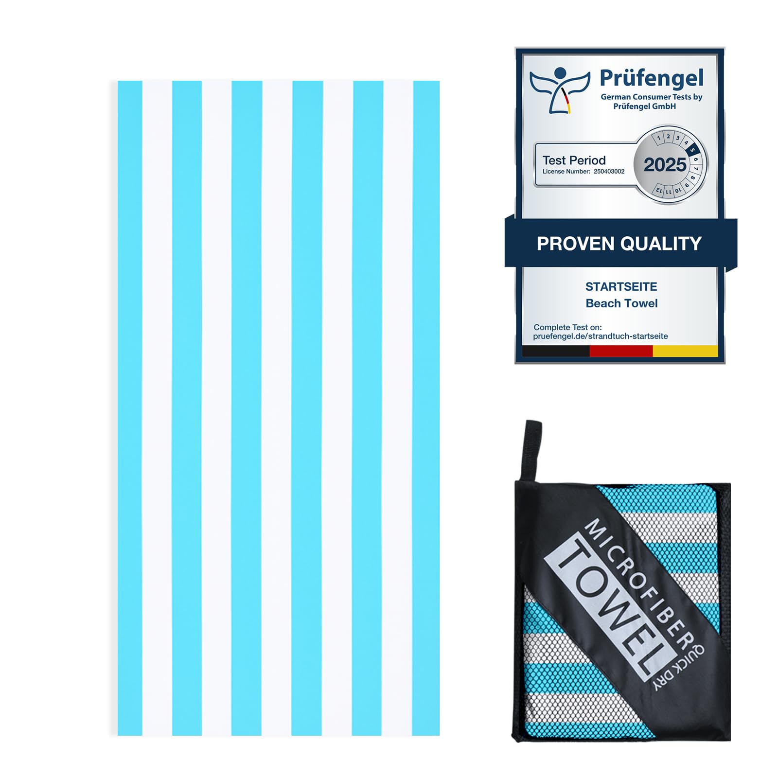 Startseite 180x100cm Microfibre Towel, Large Size Quick Drying Microfibre Beach Towels for adults Sand-Free