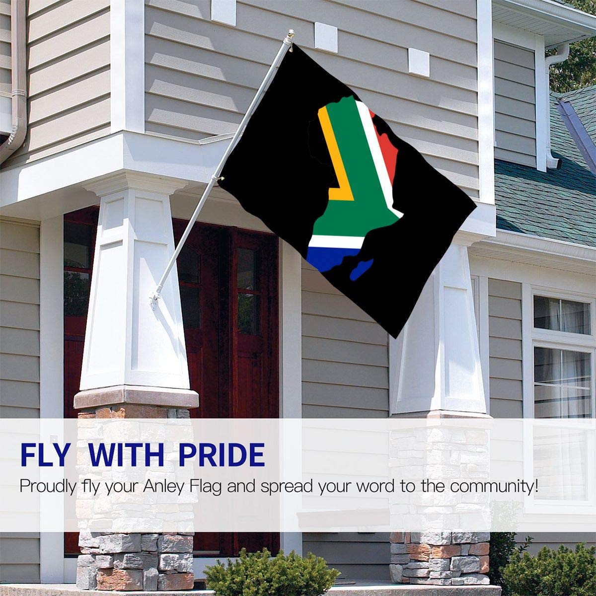 5 Ft X 3 Ft Motif Drapeau De L'Afrique Du Sud