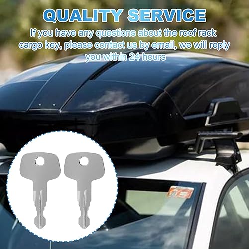 Miniatura 2 de Llaves de repuesto para portaequipajes de techo de automóvil, se adapta a portaequipajes Thule, caja de carga, portadores, barras transversales