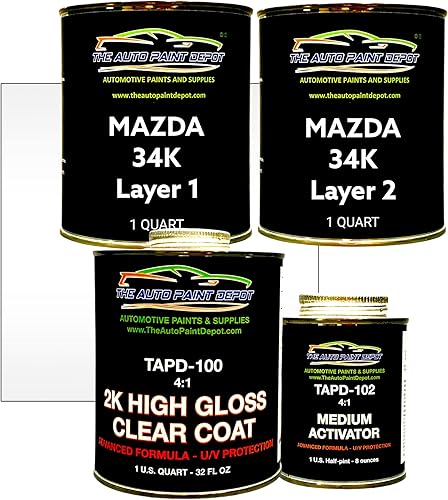 Auto Paint Depot Pintura de retoque para Mazda CX-3, CX-5, CX-7, CX-9, Mazda2, Mazda3, Mazda3 Sport, Mazda5, MazdaSpeed3, MX-5, RX-8-Crystal White