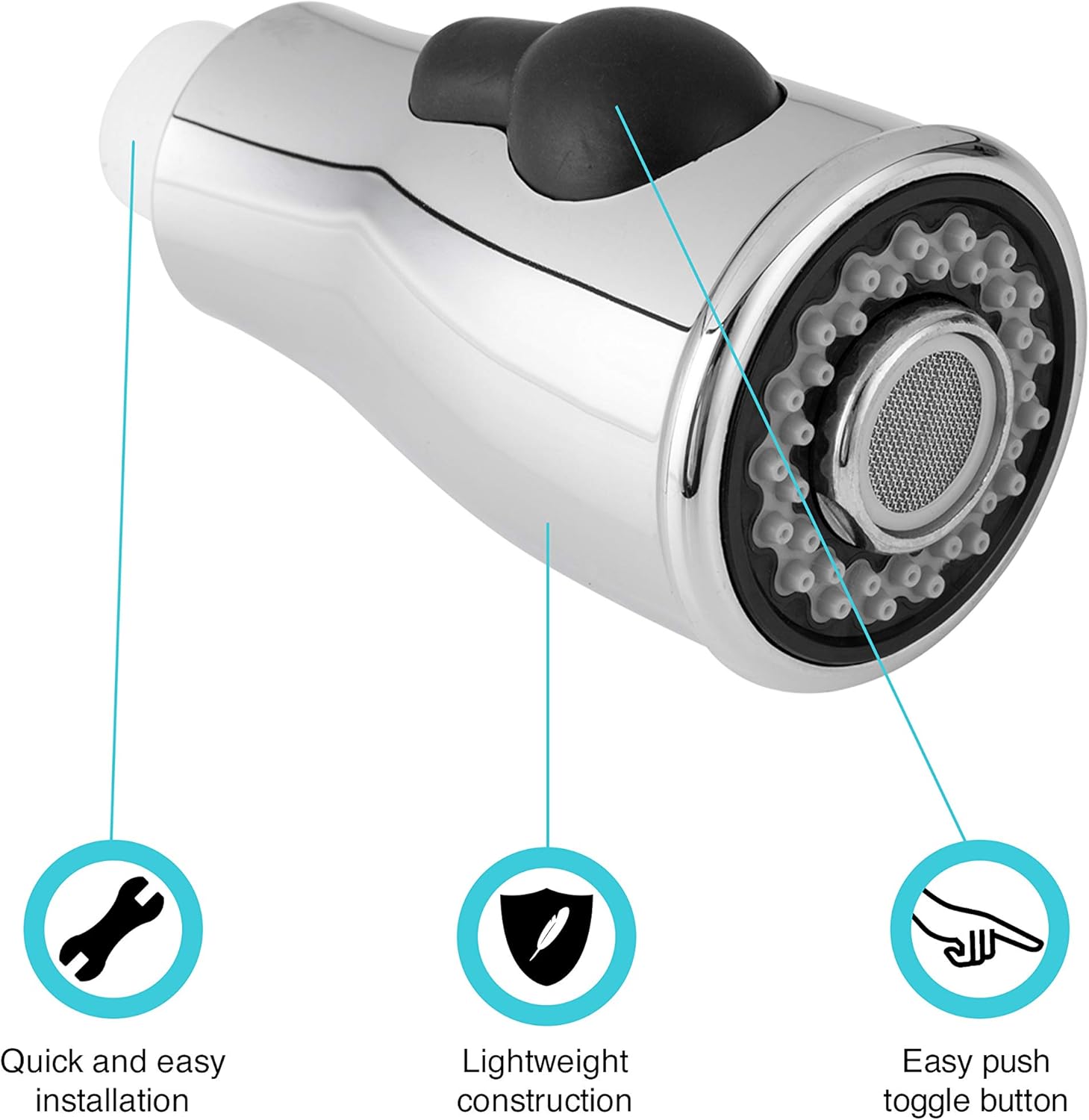 Buy Dura Faucet Rv Pull Down Kitchen Sink Faucet Sprayer Replacement Chrome Online In Vietnam B082bggd5d