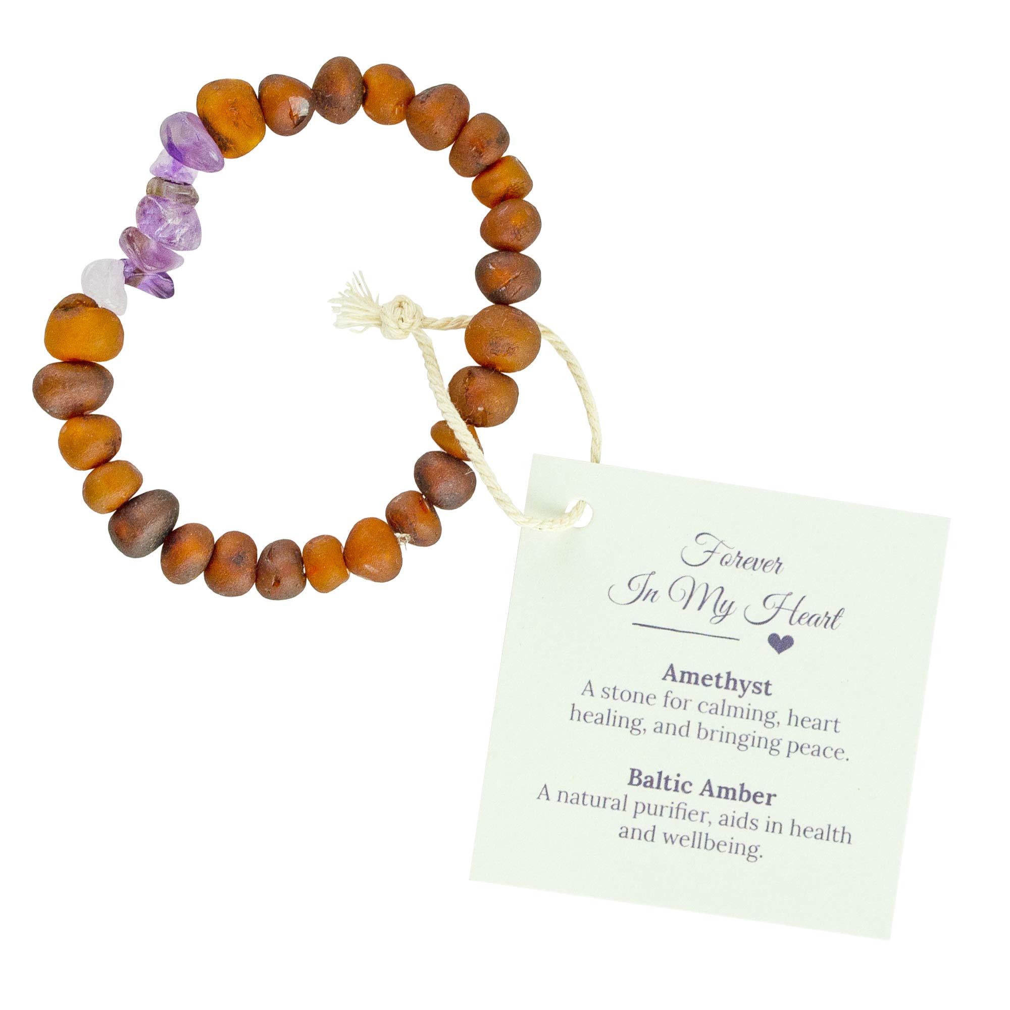 Sweetbottoms Sympathy Gift Box - Remembrance Gifts Set with Gemstone Bracelet, Sympathy Card, and Embroidered Bag - in Memory of Loved One Gifts for Loss of Father, Mother, or Husband