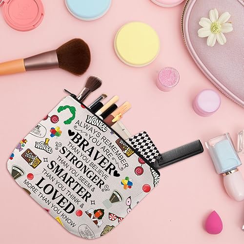 Miniatura 2 de WSNANG Willy - Bolsa de viaje reutilizable con diseño musical de The Chocolate Factory Wonka, regalo para fanáticos de Wonka, regalo para amantes