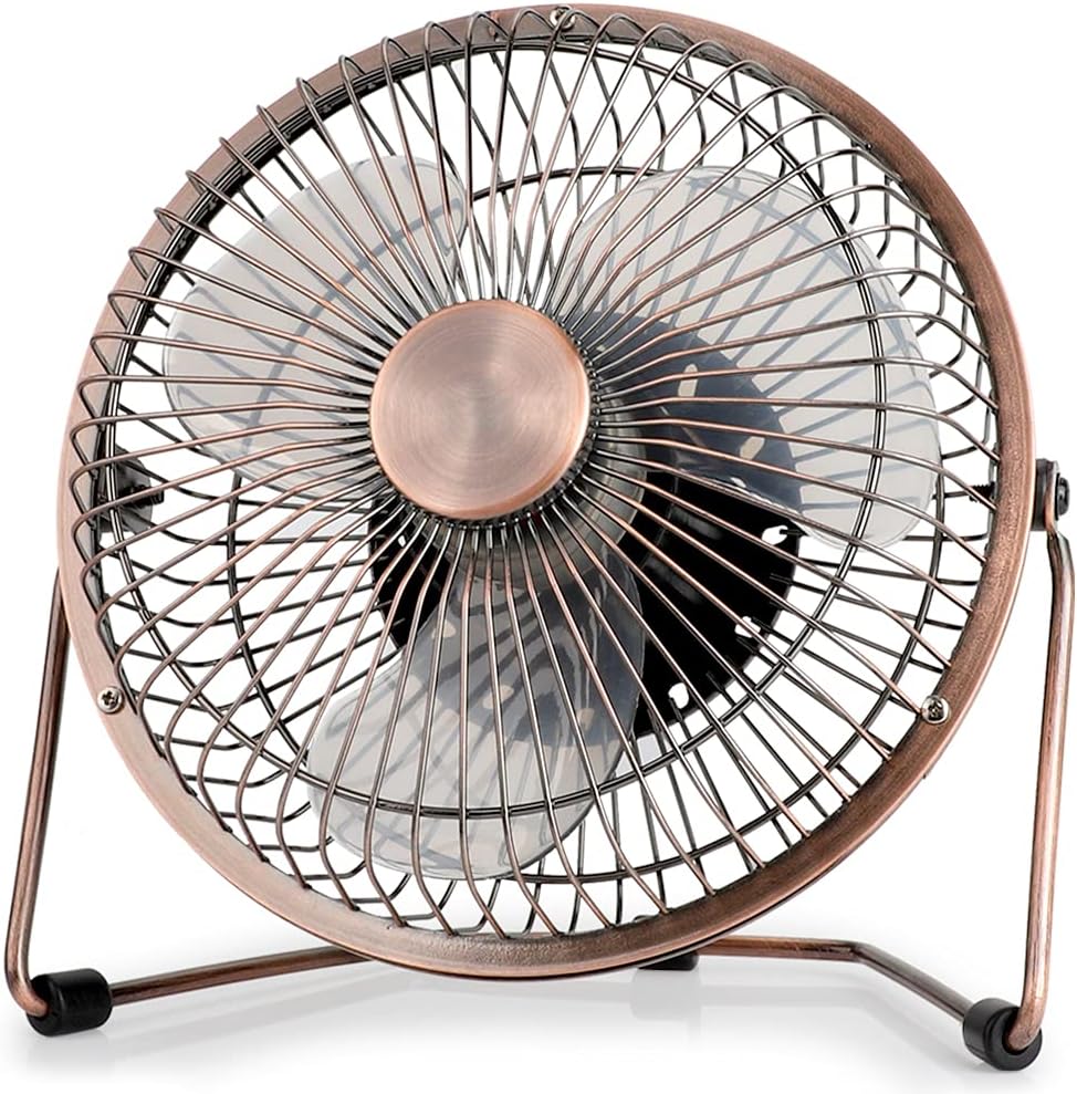 6 Inch Blade Desktop USB Fan, USB Powered, Personal Table Fan, Mini Cooling Fan, Small Desk Fan : Everything Else