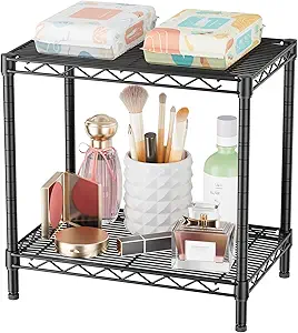 SINGAYE Shelf Closet Wire Shelving：Adjustable Metal Unit for Laundry Room Organization Bathroom Kitchen Home Storage Small Pantry Rack Shelves