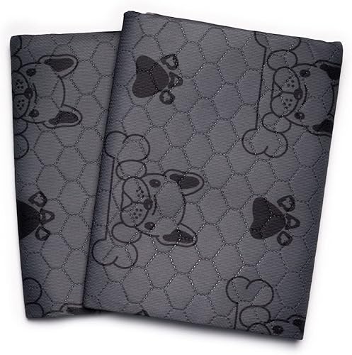Almohadillas lavables para orina para perros (paquete de 2) grandes, 28 x 35 pulgadas, reutilizables, acolchadas, para entrenamiento de mascotas,