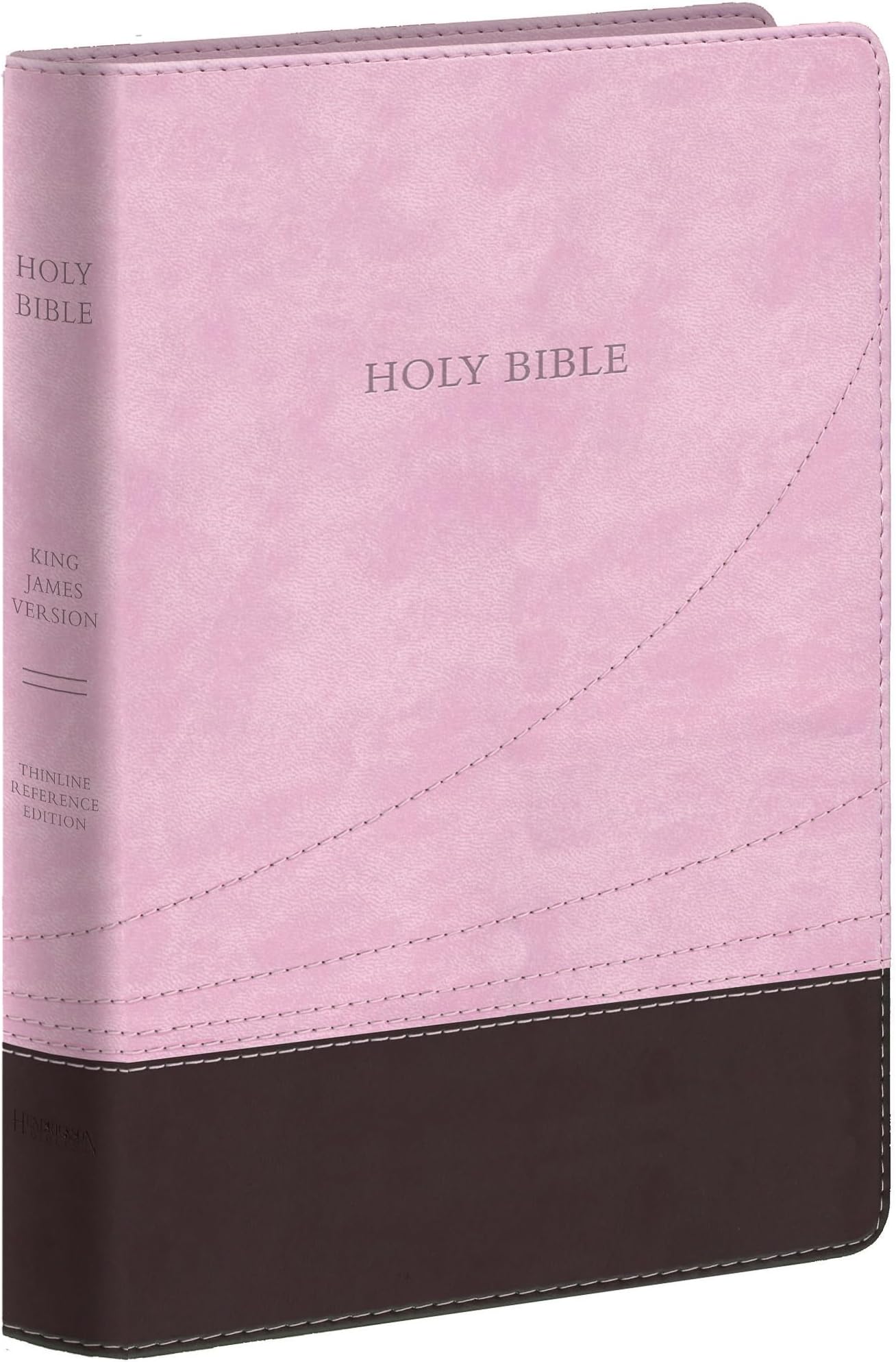 Kjv Large Print Thinline Reference Bible - Chocolate Pink: King James Version Chocolate / Pink Flexisoft Imitation Leather Thinline Reference Bible