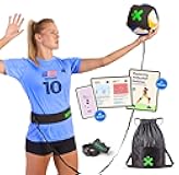 ™ Volleyball Training Equipment Aid ‘VolleyPal’ – Solo Rebounder Trainer for Serve, Spike, Set & Pass; Indoor and Outdoor Practice Gear Gifts for Beginners & Experts