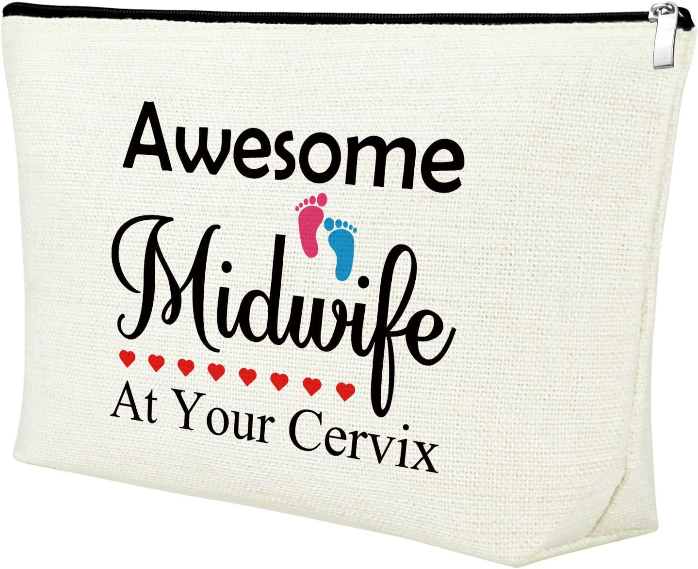 Mxrymvu Appreciation Gift for Midwife Makeup Bag Medical