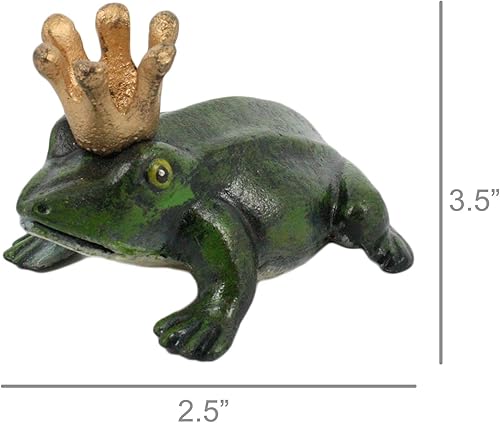 Miniatura 3 de HomArt Abrebotellas decorativo de hierro fundido Rana Príncipe Encantadora