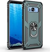 Vista 25 de LUMARKE Funda para Galaxy S10+ Plus, pasa 16 pies, probada en caídas con anillo magnético y soporte, compatible con soporte de montaje de automóvil