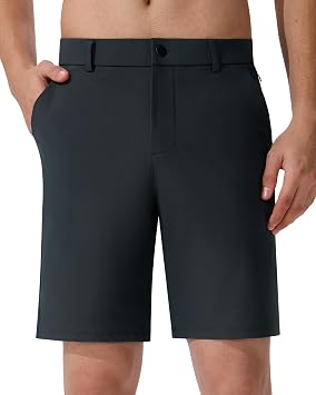 YuKaiChen Mens Golf Shorts Casual Stretch Lightweight Work Dress Shorts