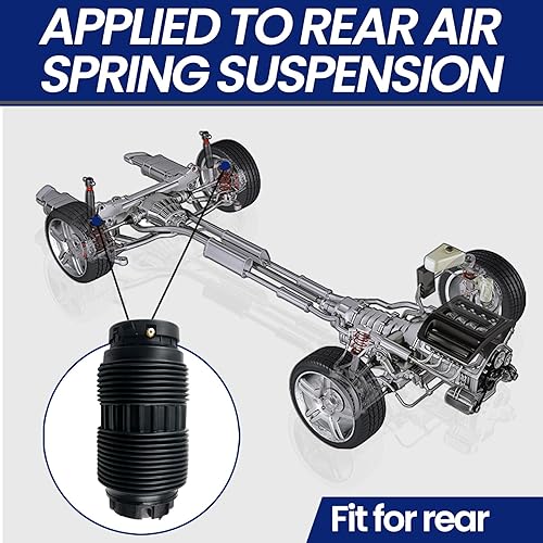 Miniatura 3 de Los bolsos traseros de la amortiguación de aire con resorte compatibles con el OEM 2010-2016 Porsche 970 reemplazan el número 97033353331,