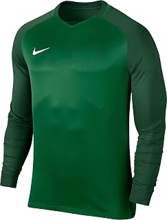 NIKE Men Dry Team Trophy III Football Jersey - Pine/Gorge Green/White, X-Large