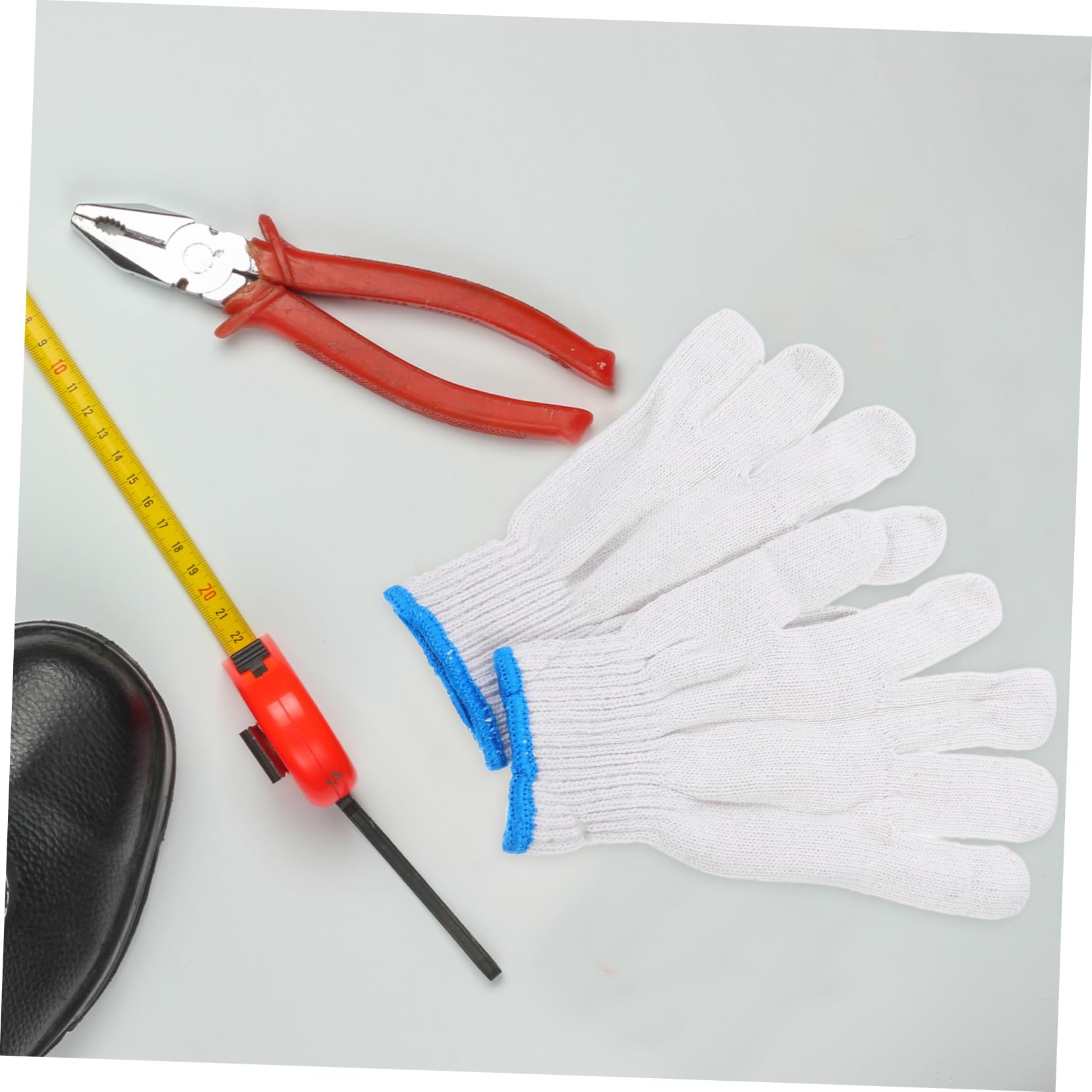 SUPVOX 20pares Guantes Trabajo Jardinería Exterior Resistentes Seguridad Cómodos Algodón