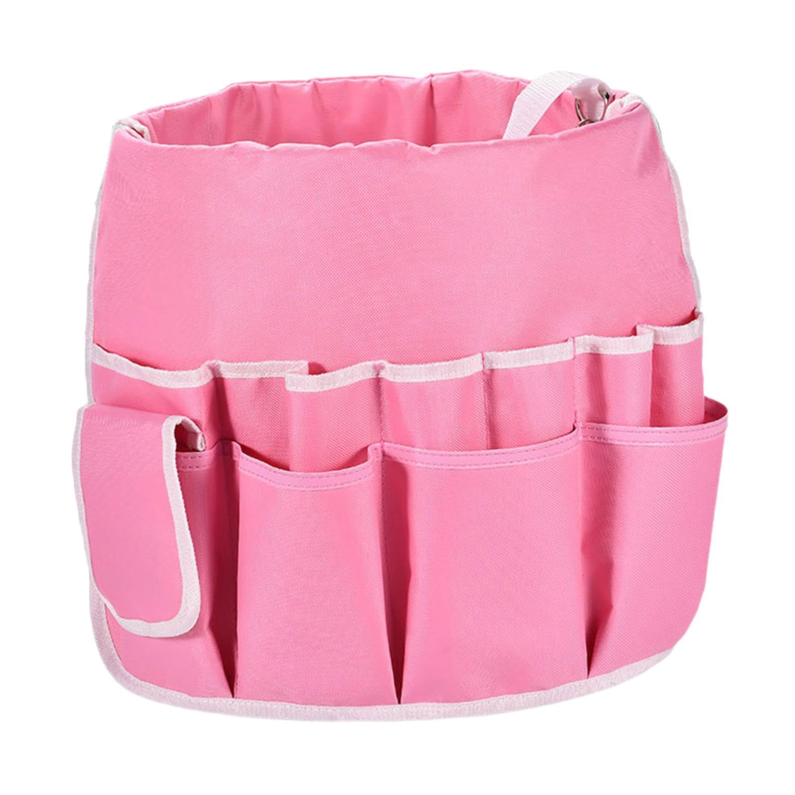 Borsa Porta Attrezzi Da Giardinaggio Organizer Borsa Attrezzi Borsa Portaoggetti Impermeabile Tessuto Oxford Ampio Spazio Multi Tasche Maniglia Resist, Rosa