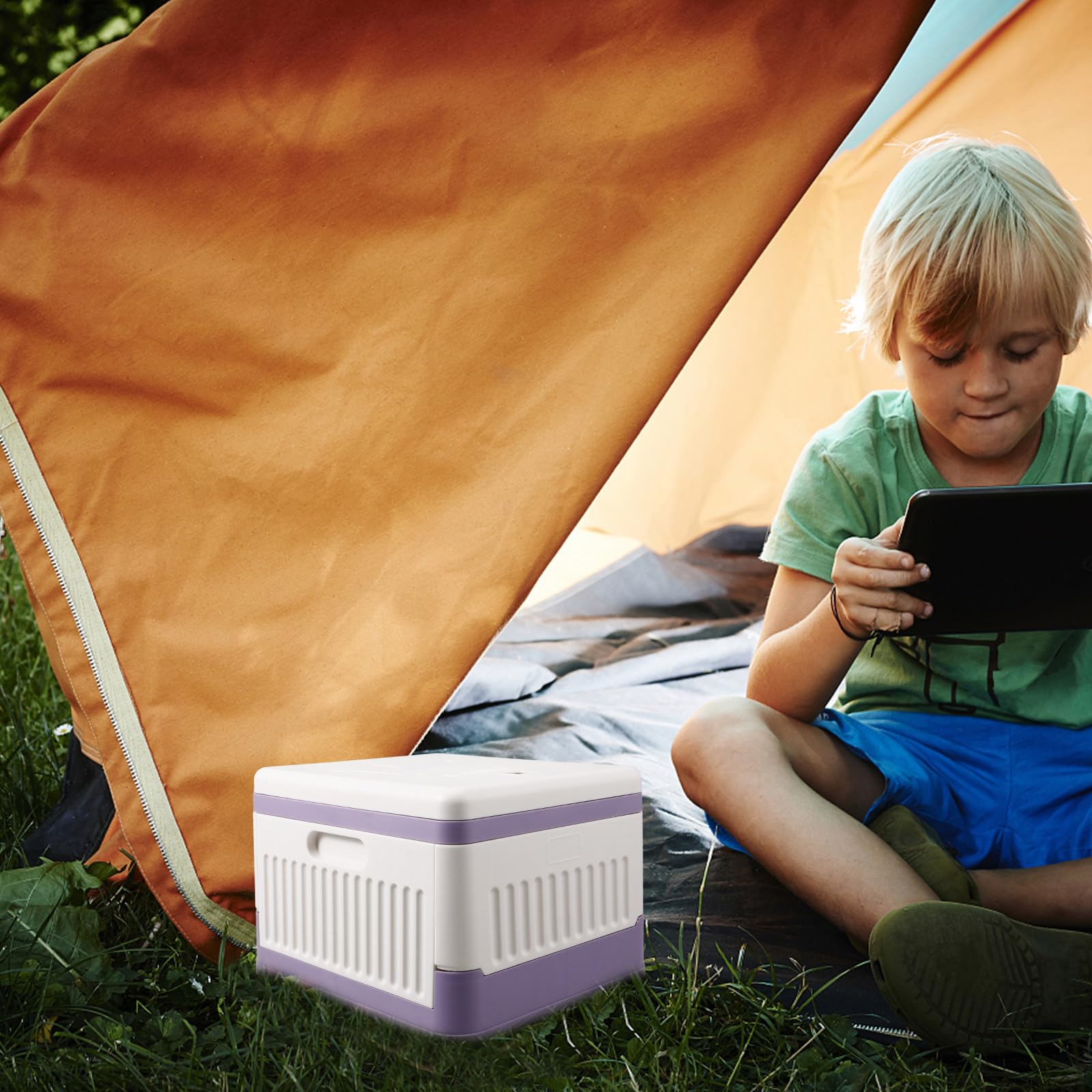 STOBAZA Inodoro Ligero Plegable y Portátil Camping Actividades o para Durable al Aire Libre Adecuado para Adultos y Niños en Viajes Emergencias