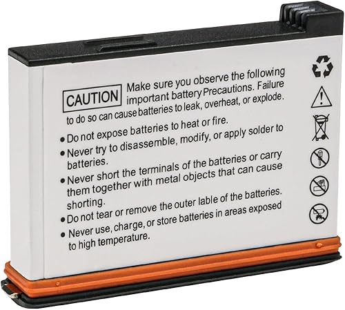 Miniatura 2 de Kastar Batería de repuesto para Insta 360 X3 recargable de polímero de litio, Insta360 X3 72MP impermeable 5.7K 360 VR AI Cámara de casco de acción