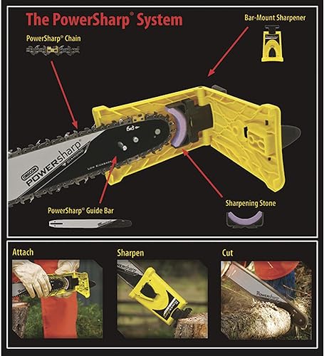 Oregon 541220 PowerSharp Kit de arranque para motosierras Craftsman, Echo, Homelite y Poulan de 14 pulgadas