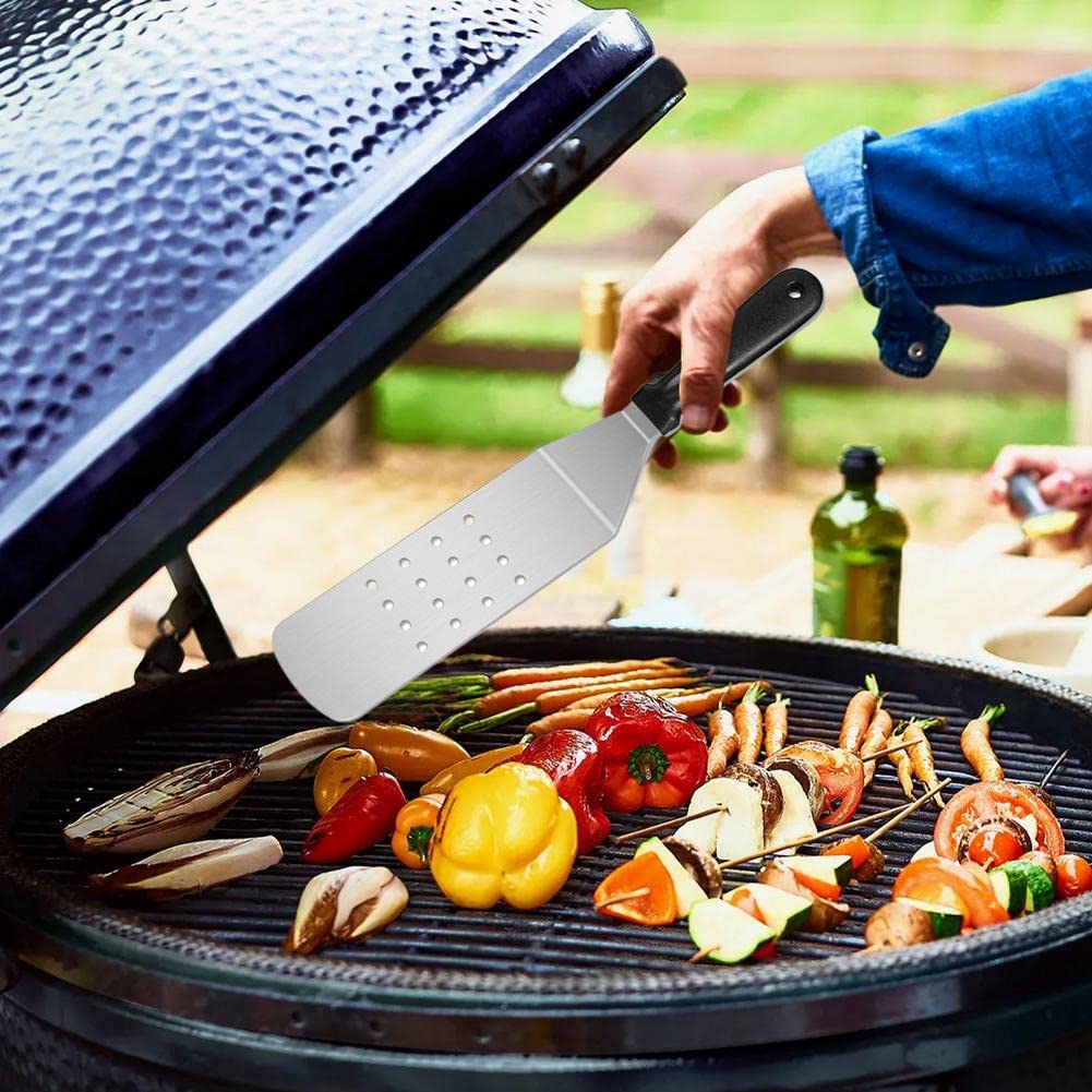 Zestaw akcesoriów do patelni grillowych Narzędzie do grillowania z wytrzymałą szpatułką 5-częściowy zestaw akcesoriów do grilla grillowego dla szefów kuchni