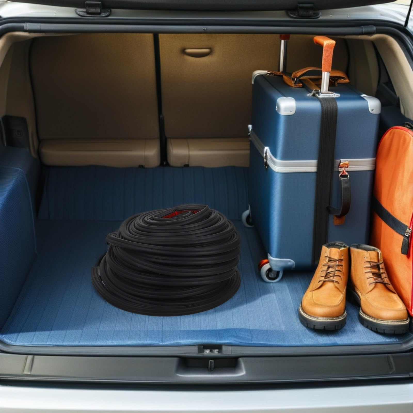 Tira de Sellado para Puertas de Coche Protector Borde Anticolisión Autoadhesivo Insonorizante Resistente al Agua y Polvo para Puerta Capó y Maletero