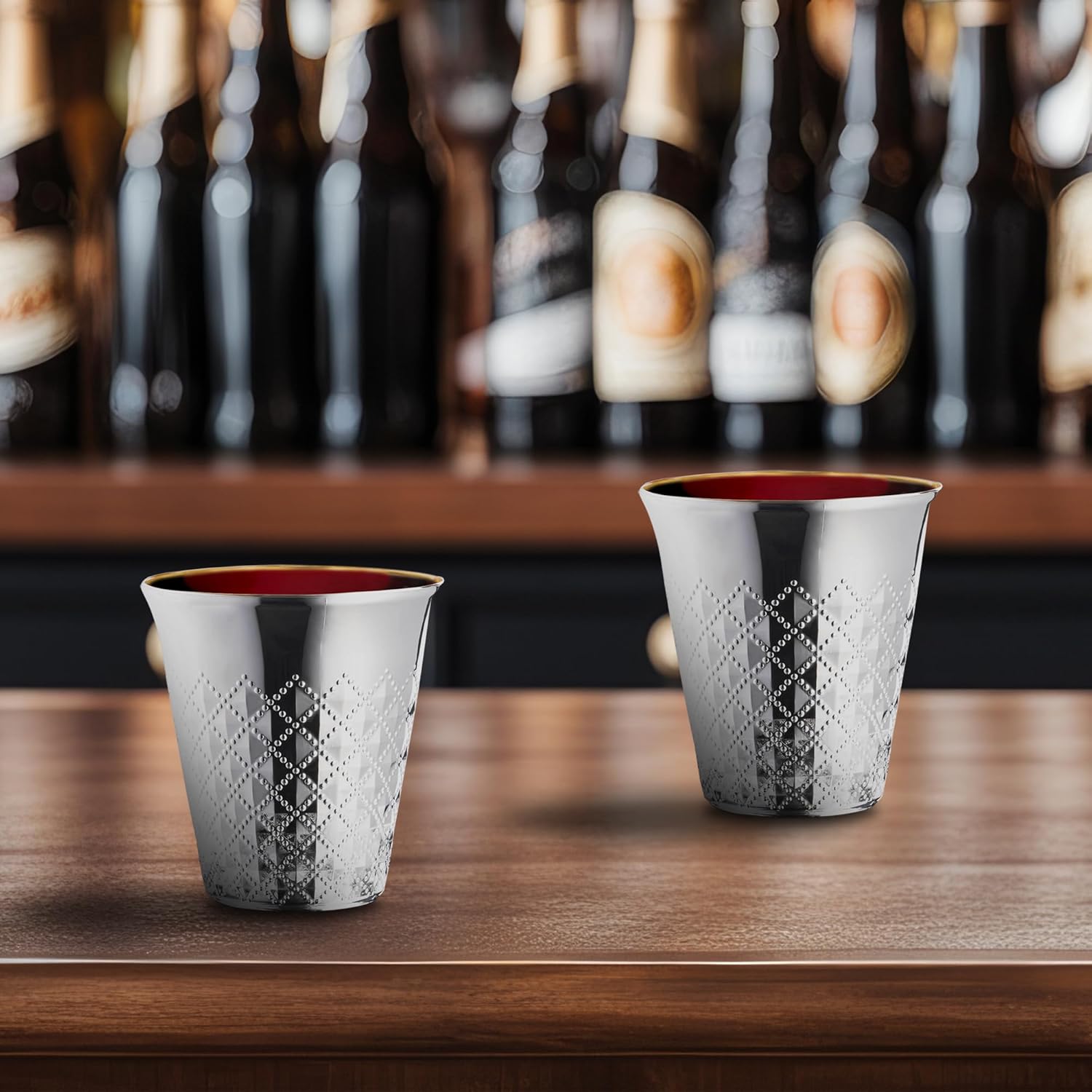 Smarty Had A Party Disposable Kiddush Cups 5 oz – 110 Pack Silver Plastic Kiddush Cups for Shabbat, Passover & Jewish Holidays – Elegant Sabbath & Bar Mitzvah Drinkware