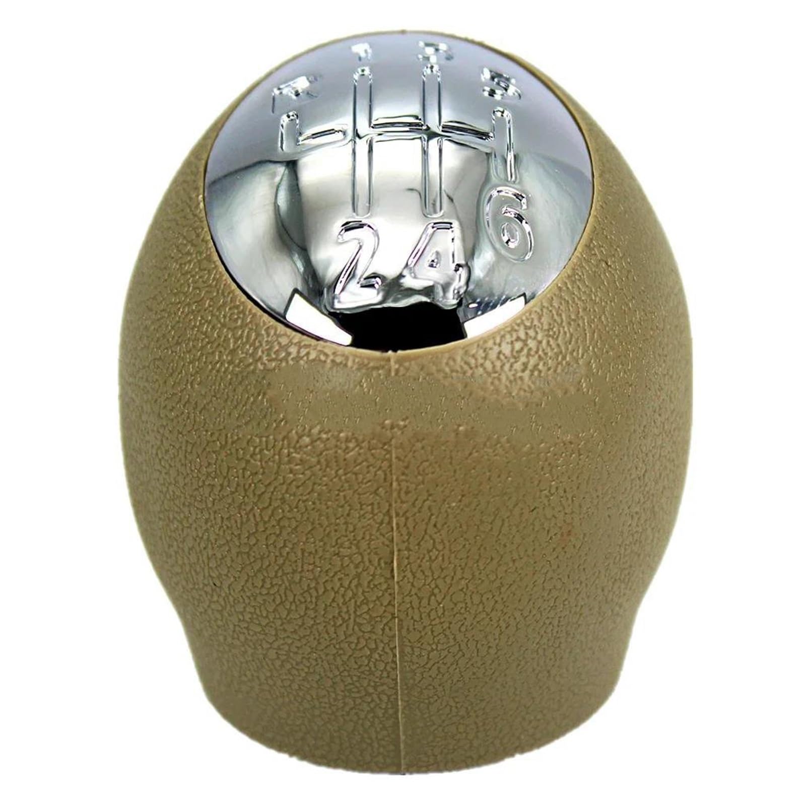 Qmtvfsrh One Color Car Gear Shift Knob For Megane 6 Speed Car Gear Stick Shift Knob Beige