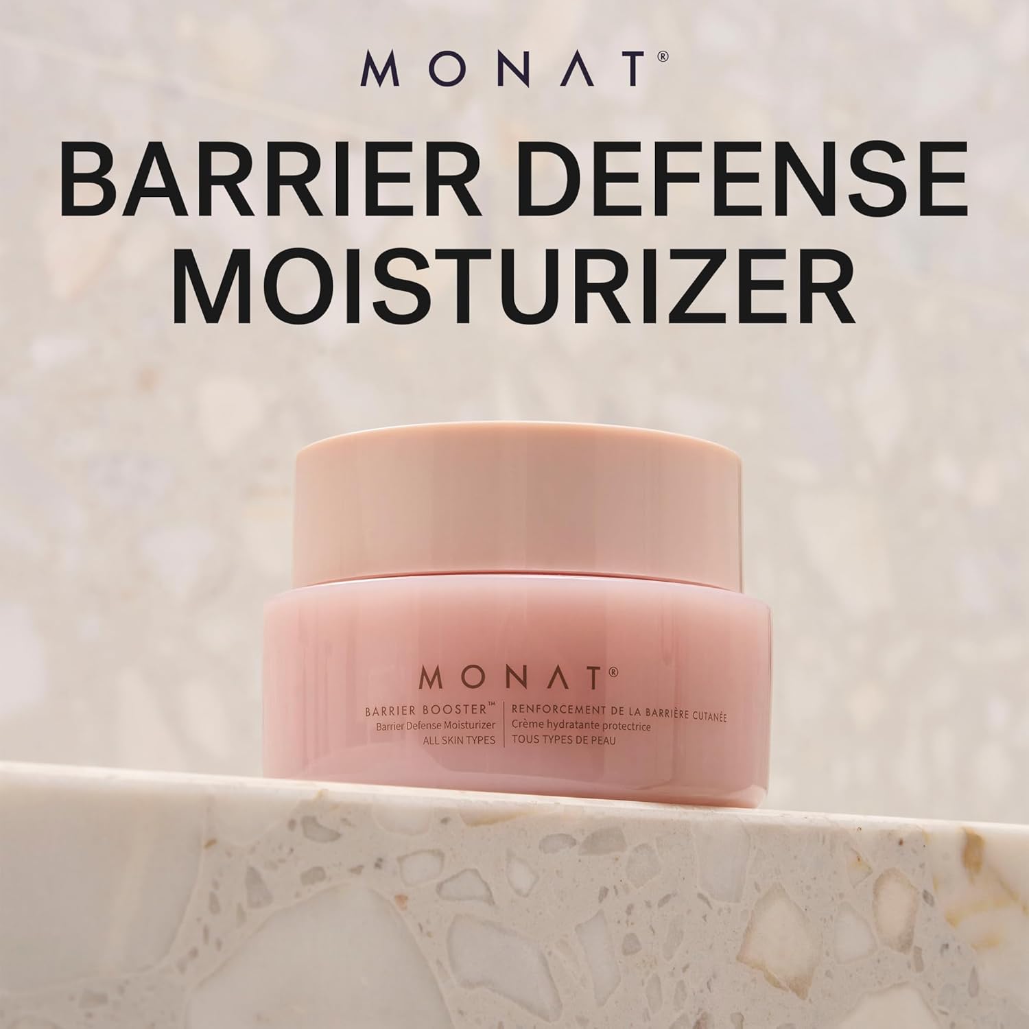 MONAT Barrier Booster™ Defense Moisturizer – Hydrating Peptide Cream with Ceramides & Squalane to Strengthen Skin, Nourish Sensitive Skin & Reveal Radiant Glow – 50 ml / 1.7 fl. oz. - Image 4