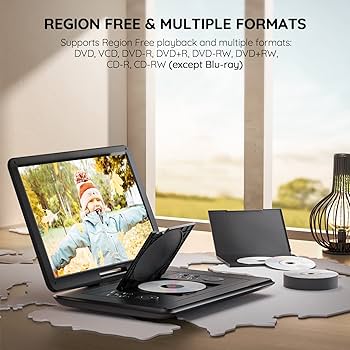 Amazon.co.jp: 【2022 新機種】 ポータブルDVDプレーヤー BOIFUN 14.1