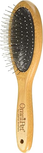 Miniatura 2 de OmniPet Pro-Finish - Cepillo con mango de bambú (8.0in)