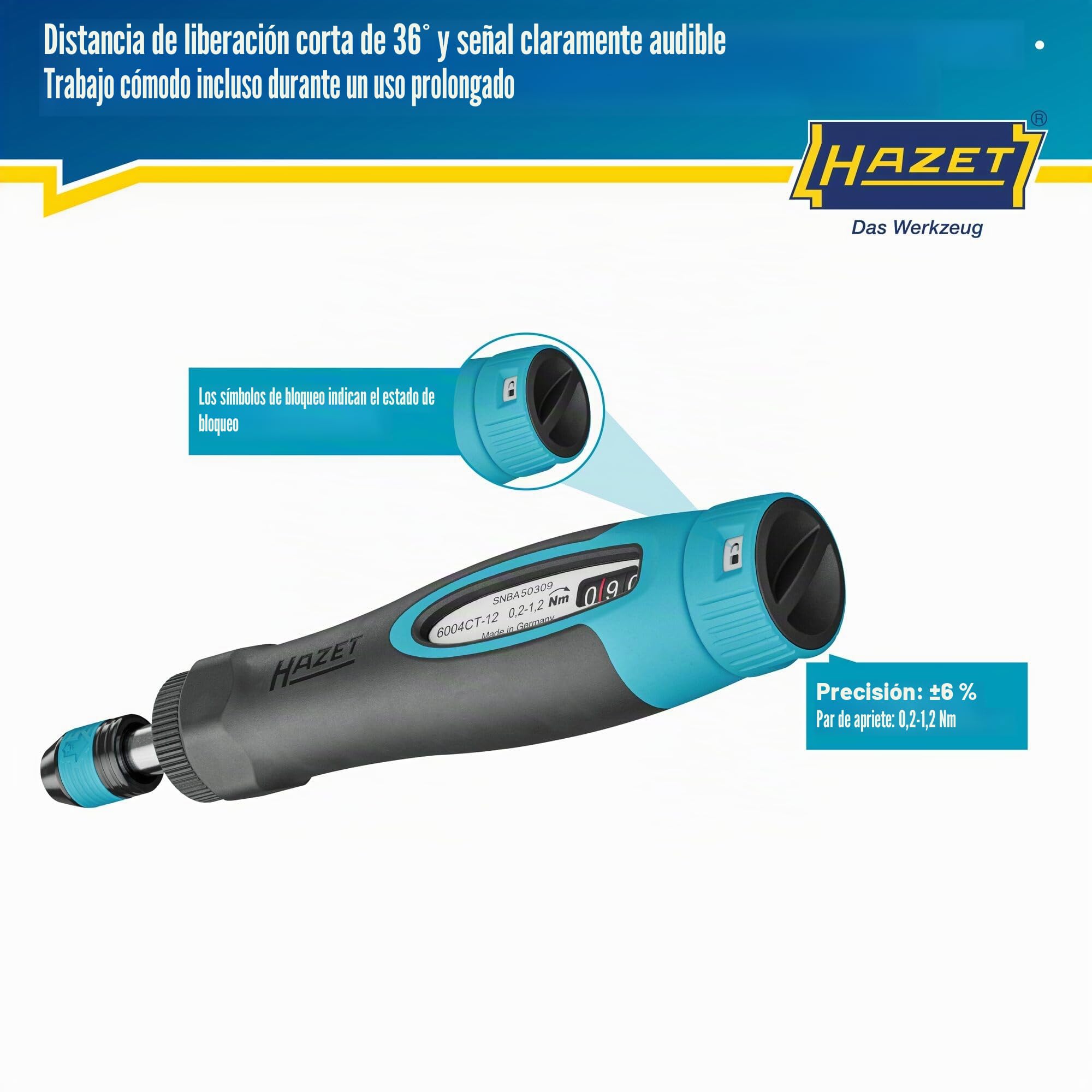 HAZET 6004CT-12 Destornillador de par