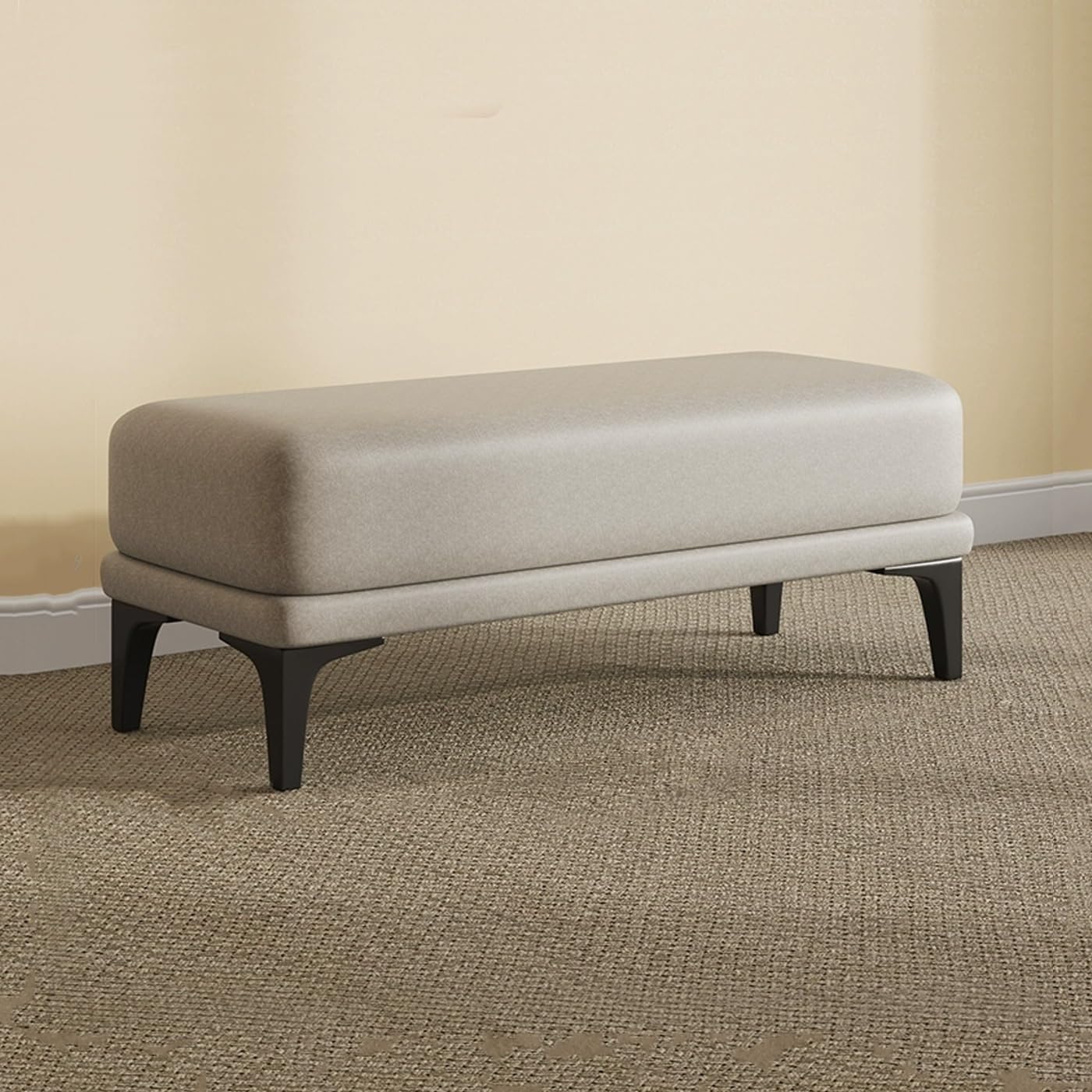 Tabourets de chevet rembourrés et chaise longue de loisirs haut de gamme