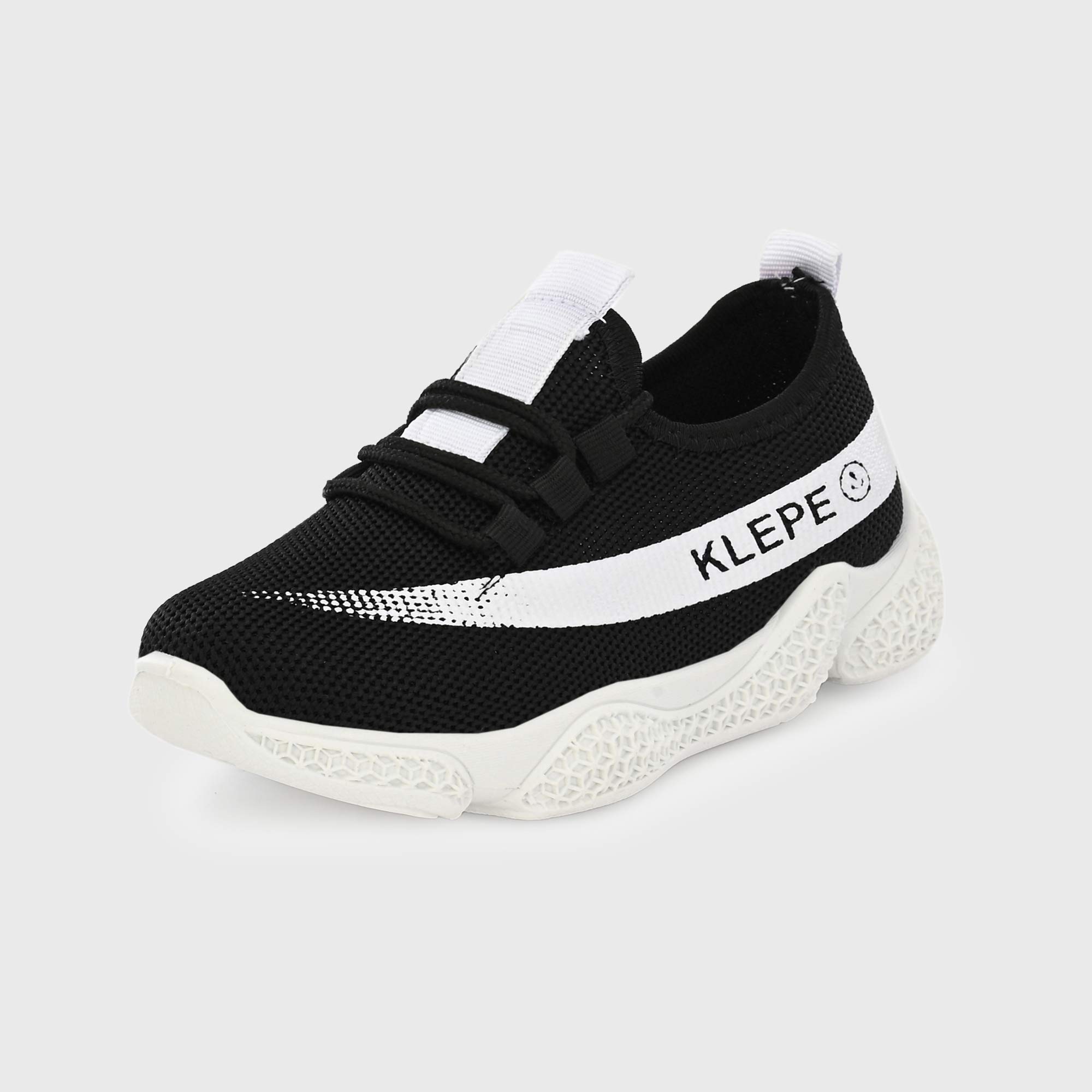 Klepe Boys Black/White Running Shoes-3 UK (35 EU) (4 Kids US) (KD/KPK-14/BLK) (B086T9SH6Y) Amazon Price History, Amazon Price Tracker