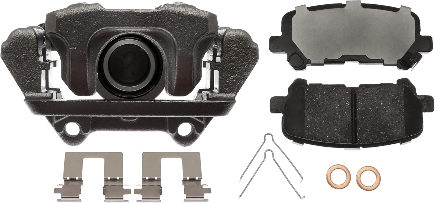 ACDelco Gold 18R12520 (19326099) Rear Driver Side Disc Brake Caliper Assembly with Ceramic Pads (Loaded Non-Coated)