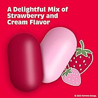 Vista 3 de Tic Tac Strawberry & Cream, On-the-Go Pocket-Sized Mints, 200 pieces, Bulk 8 Pack, 3.4 oz Each