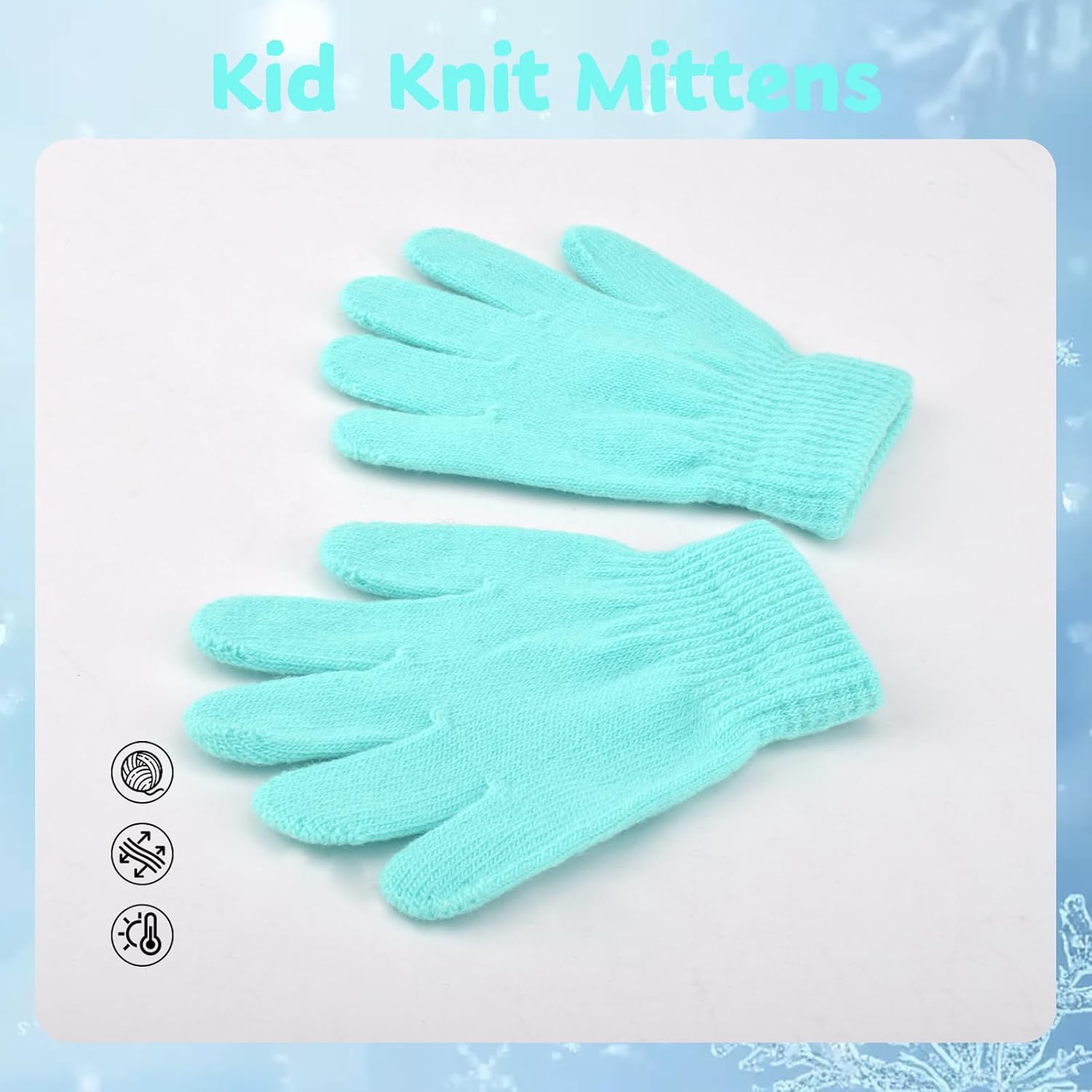 Winter Ear Muffs Gloves Set for Kids with Adjustable Sequins Shiny Fluffy Warm Earmuffs for Kids Outdoor Cold Weather