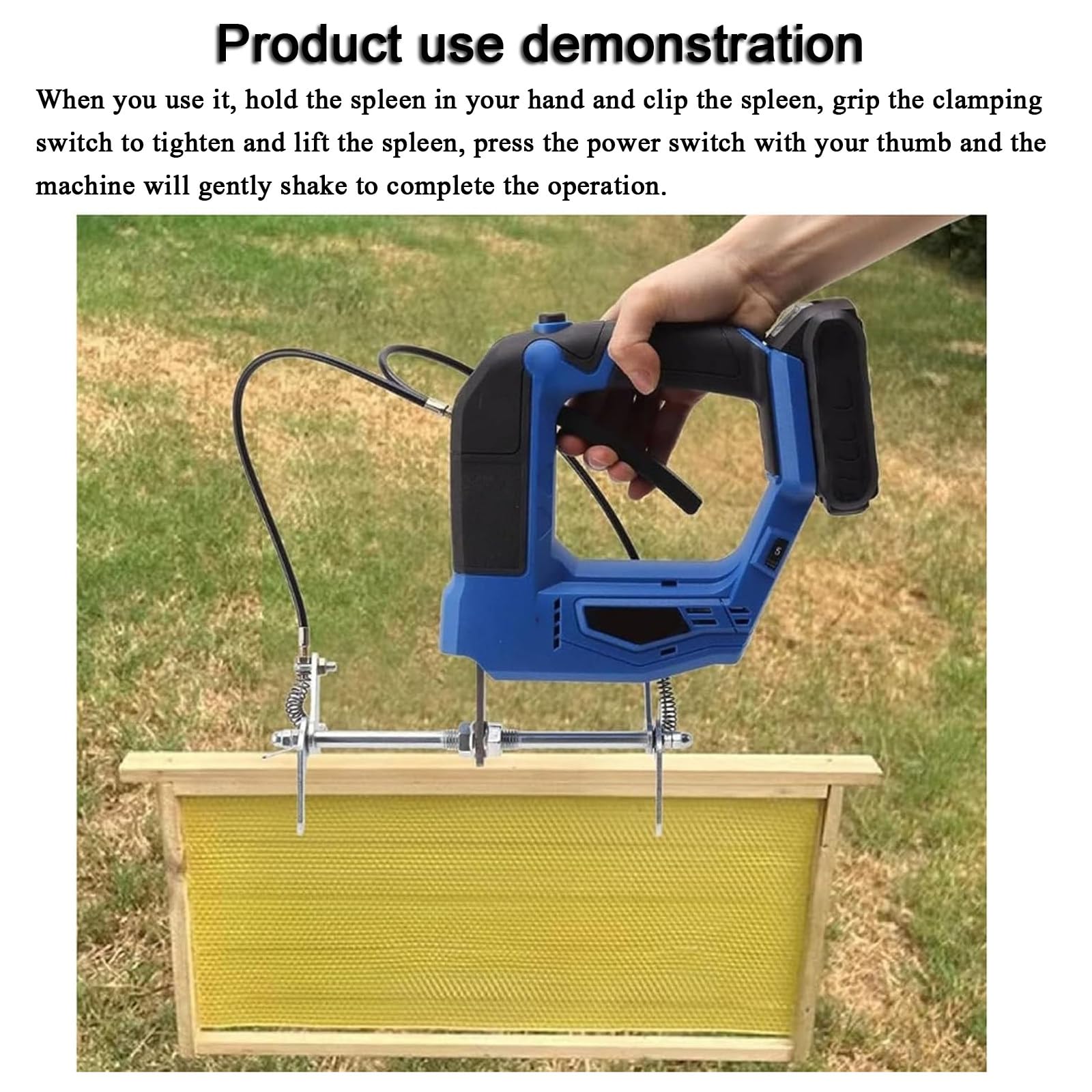 BEE-HIVE フライヤー Amazon.com : guoyjmm Electric Beehive Frame Shaking Machine