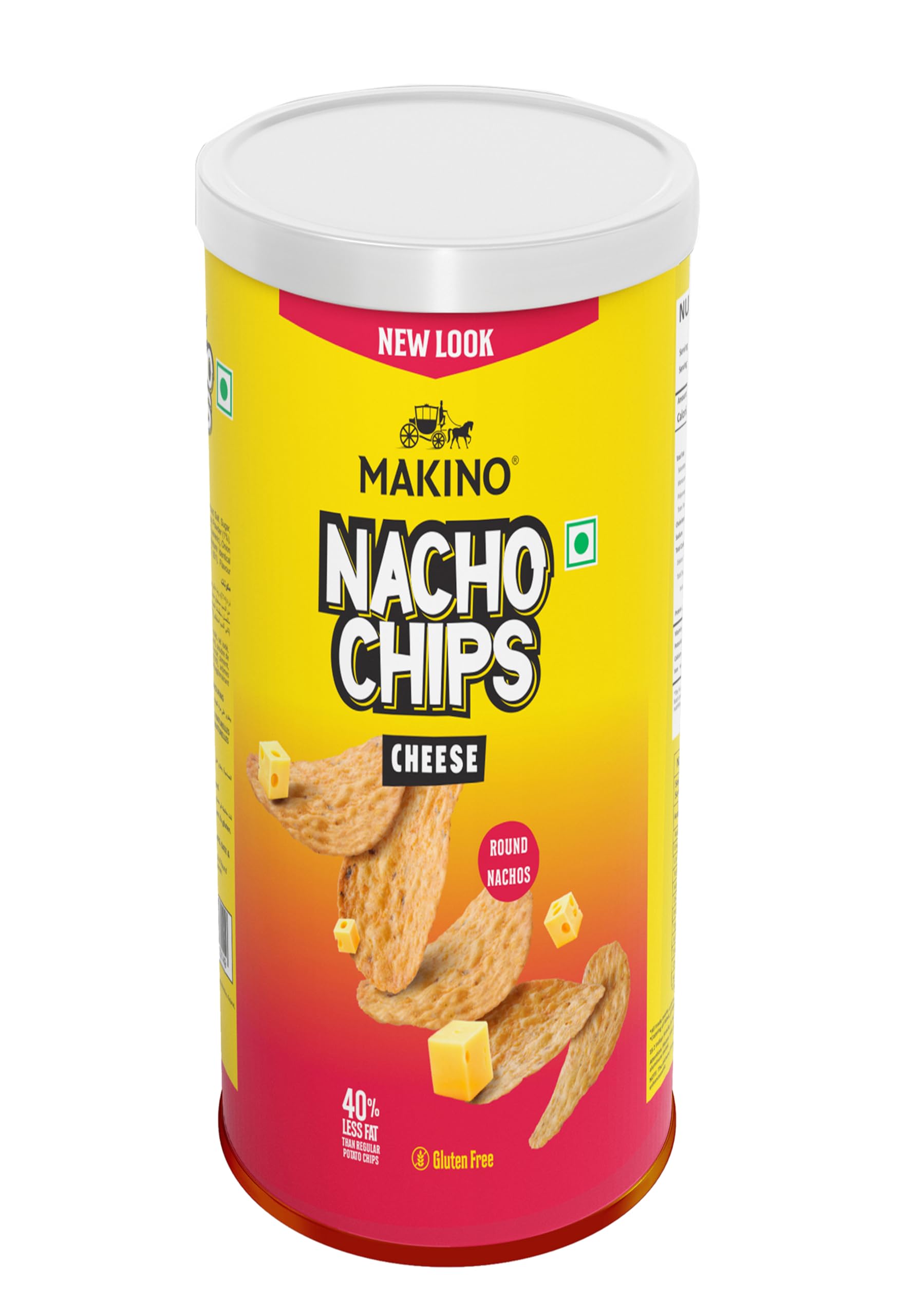 Makino Cheese Round Nachos with Can Pack 107 gm (B09P25JZW9) Amazon Price History, Amazon Price Tracker