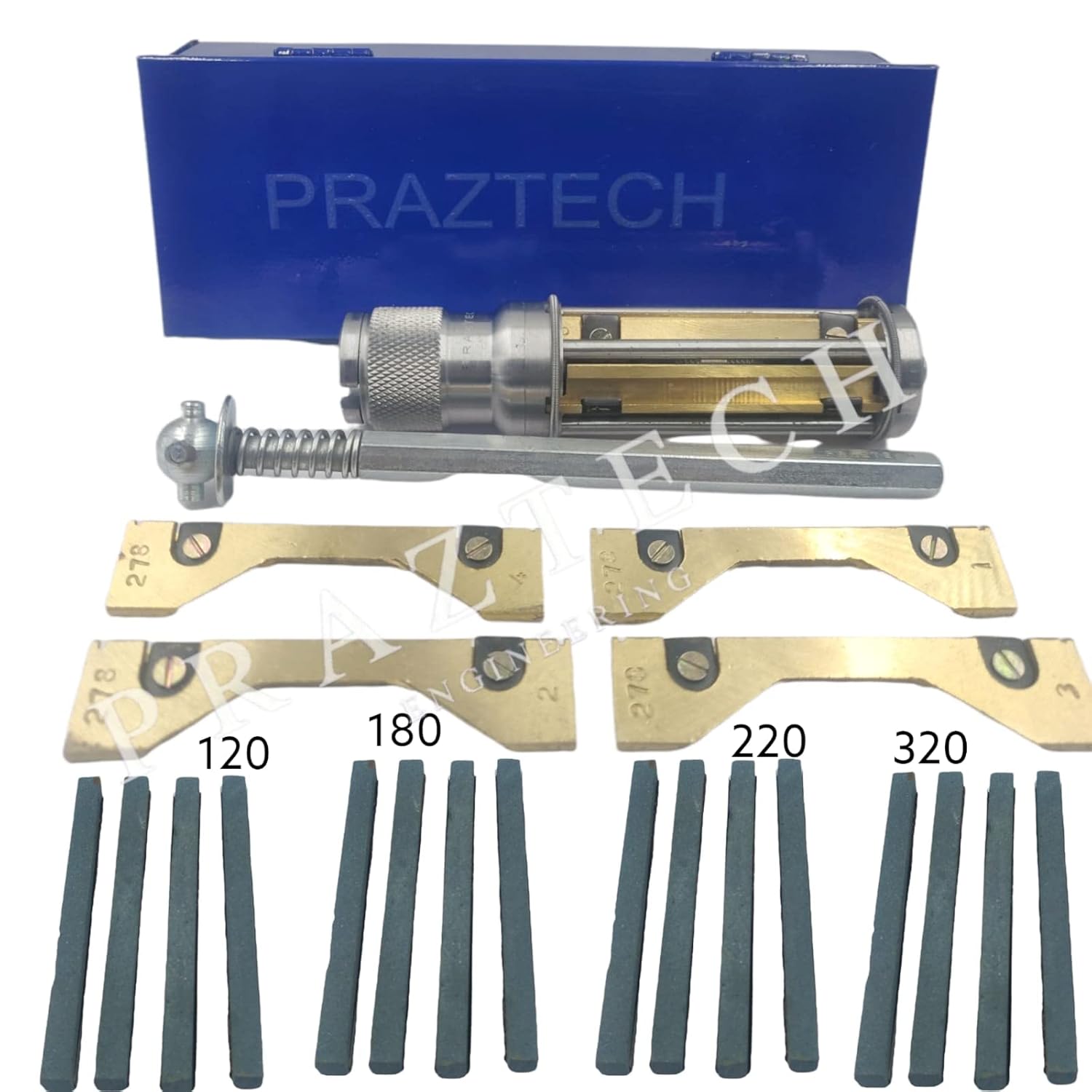 PRAZTECH Cylinder Engine Hone Kit 34mm 60mm Honing Machine + 4 Set of Honing Stones Amazon