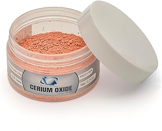 Glass Polish 1.76oz (50g) Cerium Oxide High Grade Glass Polishing Powder - TREO 85% - 3.5 microns - GP90006