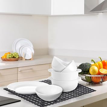 Pack of 2 Sink Liners 40 x 30 cm PVC Kitchen Sink Mat