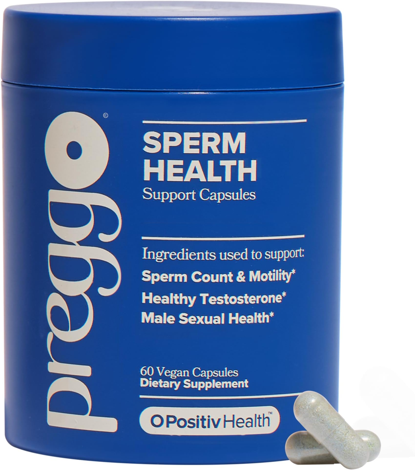 PREGGO Sperm Health Support for Improved Sperm Count – 30-Day Supply