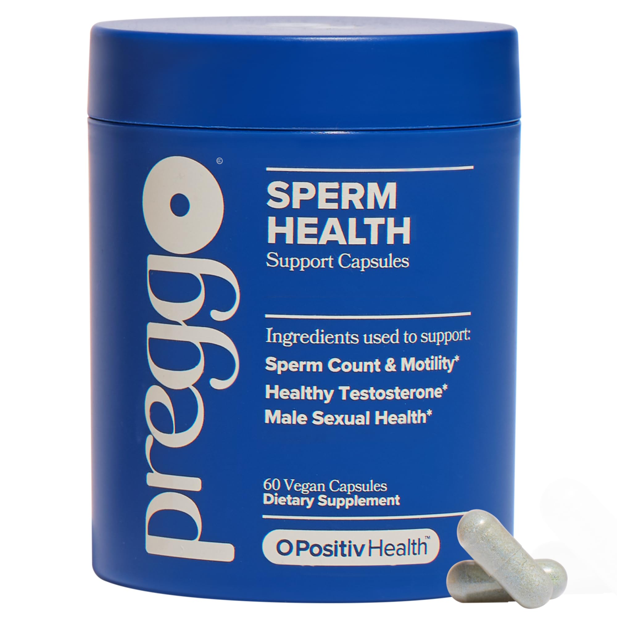PREGGO Sperm Health Support for Improved Sperm Count – 30-Day Supply