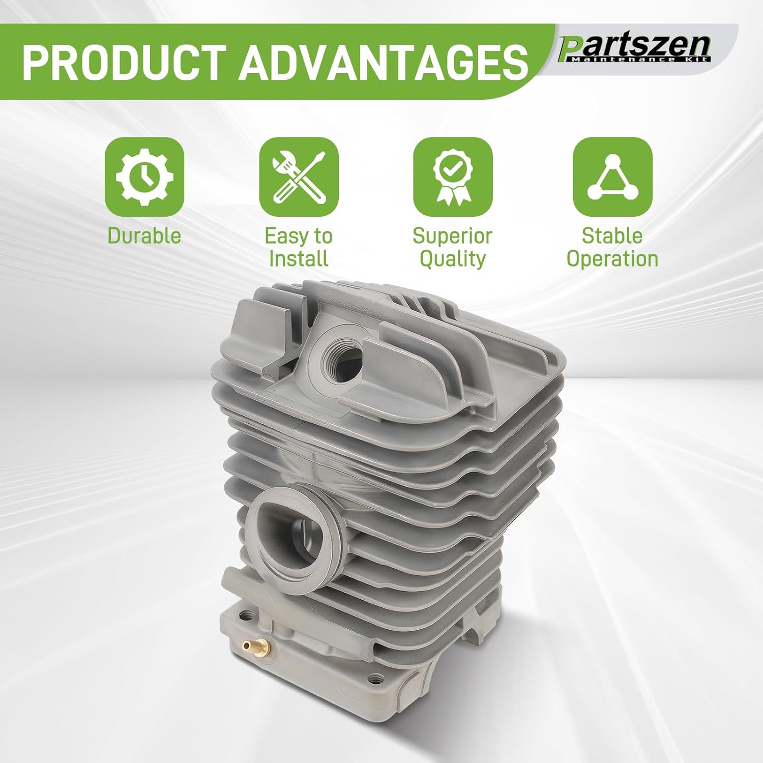 1127 020 1216 Cylinder Piston Kit 49MM for Stihl MS390 MS290 MS310 Chainsaw Parts with Spark Plug